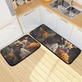thumbnail image 7 of Dreamtimes Leopard Tree Floral Kitchen Mats 2 Pcs Anti Fatigue Cushioned Kitchen Rugs Water Absorbant Non Slip Comfort Standing Floor Mats for Kitchen Bedroom Liveing Room Bathroom, 7 of 7