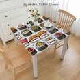 thumbnail image 2 of BANET Sushi and Table Cloths Rectangle Food Tablecloths Decoration Polyester for Outdoor Indoor Home Party Picnic, 2 of 7