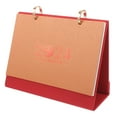 thumbnail image 5 of HONMEET Red Desktop Calendar with Manual Date Display, Stylish Home Office Desk Decor, Easy to Use and Practical, 5 of 8