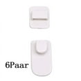 thumbnail image 3 of 6Pcs Universal Remote Control Holder Wall Mount, Small Remote Holder Organizer for TV Fan Air Conditioner Table Bed Wall, 3 of 4