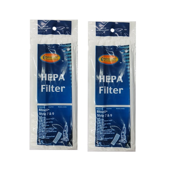 2 Bissell Style 7 & 9 HEPA Filter Cartridge Assembly, Fits Bissell Part 32076