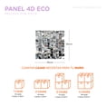 thumbnail image 3 of Diamante Panel Decorativo 4d Eco Shimmer Wall 24pz 30*30cm Lentejuela, 3 of 6