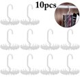 thumbnail image 1 of Bangcool Tie Hook Multipurpose Twirl Plastic Scarf Organizer Tie Rack Holder for Closet, 1 of 10