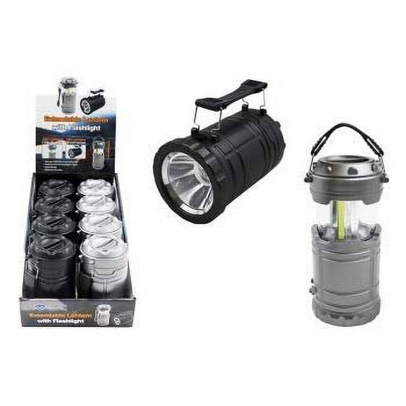 Diamond Visions 08-2264 Extendable Lantern with Flashlight 1 Flashlight in Assorted Colors