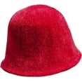 thumbnail image 6 of CoCopeaunts Women Bucket Hat Autumn Winter Wild Wear Corduroy Solid Fisherman Hat Men Outdoor Warm Packable Bell Bucket Cap, 6 of 8