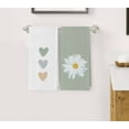 thumbnail image 6 of Green Sun Line Abstract Art Absorbent Kitchen Towels Dish Towels 18×26 Inches, You are My Sun Shine Heart Love Daisy Decorative Hand Tea Towel for Kitchen Home Cooking Baking Cleaning, Set of 4, 6 of 6