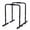 Black, variant on Unbranded Adjustable Heavy Duty Dip Stand with Foam Handles, 400 lb Max Load