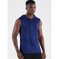 thumbnail image 2 of NELEUS Men's Workout Tank Tops with Hoodie Sleeveless Running Muscle Shirts 3 Pack,Gray+Blue+Red,US Size L, 2 of 7