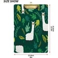 thumbnail image 2 of FMSHPON Happy Alpacas Llama Clipboard Hardboard Wood Nursing Clip Board and Pull for Standard A4 Letter 13x9 inches, 2 of 7