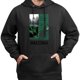 thumbnail image 3 of Sudadera con capucha y estampado de la selva amazónica, 52% algodón, 48% poliéster, para hombre y mujer, 3 of 5