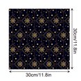 thumbnail image 3 of YAOMOBB Double-Sided Craft Paper Christmas Scrapbook Set Black Golden Double Sided Cardstock Snowflake Elk Pattern 24Pcs, 3 of 6