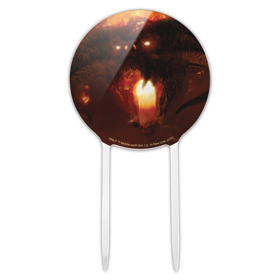 Acrylic The Lord of the Rings Balrog Character Cake Topper Party Decoration for Wedding Anniversary Birthday Graduation