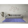 thumbnail image 3 of Ahgly Company Indoor Rectangle Abstract Blue Contemporary Area Rugs, 5' x 7', 3 of 4