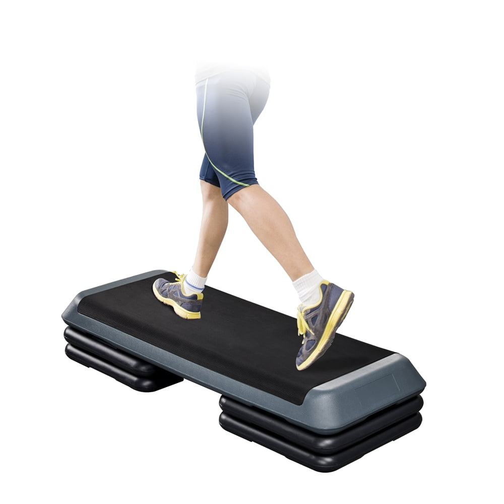  Yaheetech Aerobic Stepper, 4-6-8in Height-Adjustable Aerobic  Exercise Step Platform Health Club Size w/Risers & Non-Slip Surface &  Non-Marking Feet for Home Gym Workout & Training : Sports & Outdoors