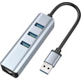 thumbnail image 1 of 3*USB2.0+RJ45 100M adapter, 1 of 5