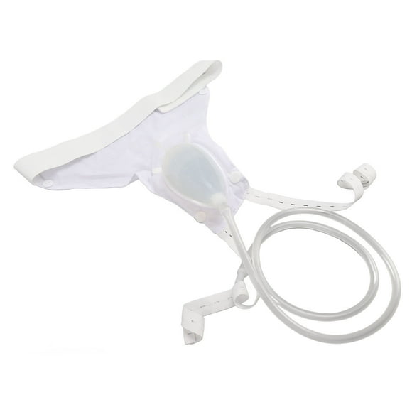 Women Urinal Collector Set, Wearable Urinal Collector Hygienic Anti Leakage Adjustable Cross Valve Switch for Elderly Patients for Hospital