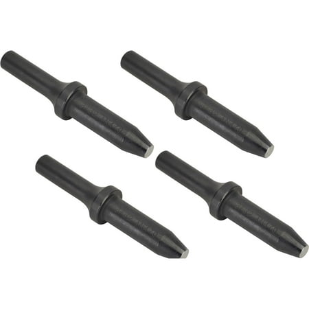 

Rivet Set 3 1/2 Inch Straight .401 Shank 4 Piece Set