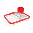 thumbnail image 3 of Umbra Sinkin Dish Rack,Red/Nickel, 3 of 9