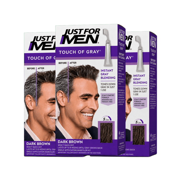 Just For Men Touch Of Gray #T-45 Dark Brown (Pack of 3)