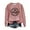 Pink, variant on Sale Clearance 2024 Oversized Crewneck Sweatshirt Women Women's English Printed Your Little Of Sarcastic Sunshine Has Arrived Round Neck Simple Retro Hoodless Sweatshirt