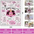 thumbnail image 6 of Nurse Blanket with Nurse Daily Affirmations, Nurse Gifts for Women, LPN, RN Gifts for Nurses, Nurse Appreciation Gifts, Nursing School Graduate Birthday Gifts for Nurse, 60x80, 6 of 6