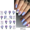thumbnail image 1 of Pegatinas de corazón 3D para uñas, decoración del Día de San Valentín, estrellas bronceadoras doradas, Luna, deslizadores de uñas, calcomanías de mariposa para manicura, NTBTF-S Dengxun unisex, 1 of 2