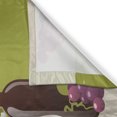 thumbnail image 3 of Ambesonne Winery Kitchen Curtains, French Countryside Scene, 55"x36", Green Purple Cream, 3 of 3