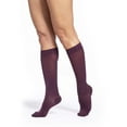 thumbnail image 6 of Sigvaris Style 842 Soft Opaque 20-30 Closed Toe Knee High Compression Stockings Graphite LL Long, 6 of 7