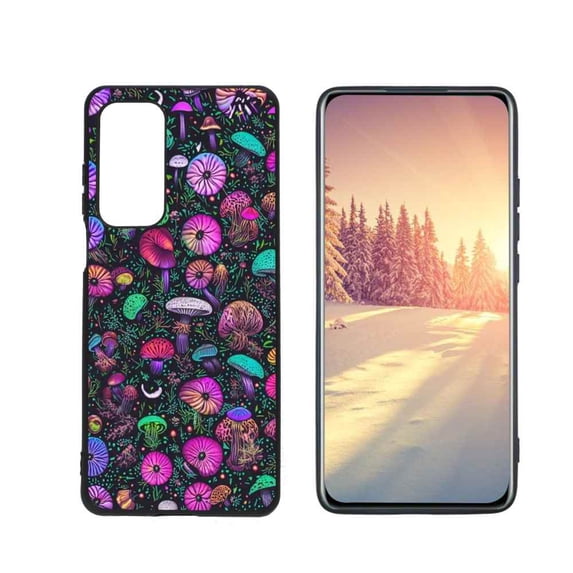 Shrooms-Mushrooms-1 Phone Case, Degined for Motorola MOTO Edge 5G UW Case Men Women, Flexible Silicone Shockproof Case for Motorola MOTO Edge 5G UW
