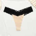 thumbnail image 6 of All Lace Thongs for Women Pack Seamless Stretch No Show Underwear Thong Panties, 6 of 9