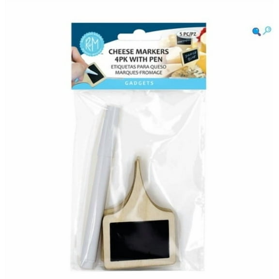 Cheese Marker Set of 4 With Pen