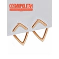 thumbnail image 2 of TRILL 2-Way Earring Jackets | 18K Rose Gold Plated Sterling Silver, 2 of 11