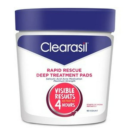 Clearasil Ultra Rapid Action Facial Cleansing Pads (Pack of 8)