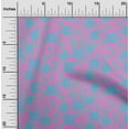 thumbnail image 2 of oneOone Cotton Jersey Fuschia Pink Fabric Floral Diy Clothing Quilting Fabric Print Fabric By Yard 58 Inch Wide, 2 of 5