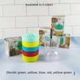 thumbnail image 4 of Portable Manual Fruit Juicer for Home & Outdoor Use - Durable Citrus Squeezer for Lemons and Various Fruits, Gift-Worthy Kitchen Tool with Stylish Design (Yellow-Green Boxed), 4 of 6