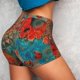 thumbnail image 4 of Fotbe Mandala Colorful Shorts Sin Costuras – Shorts Deportivos de Cintura Alta para Mujer, Elásticos para Gimnasio, Yoga, Running o Ciclismo-Small, 4 of 8