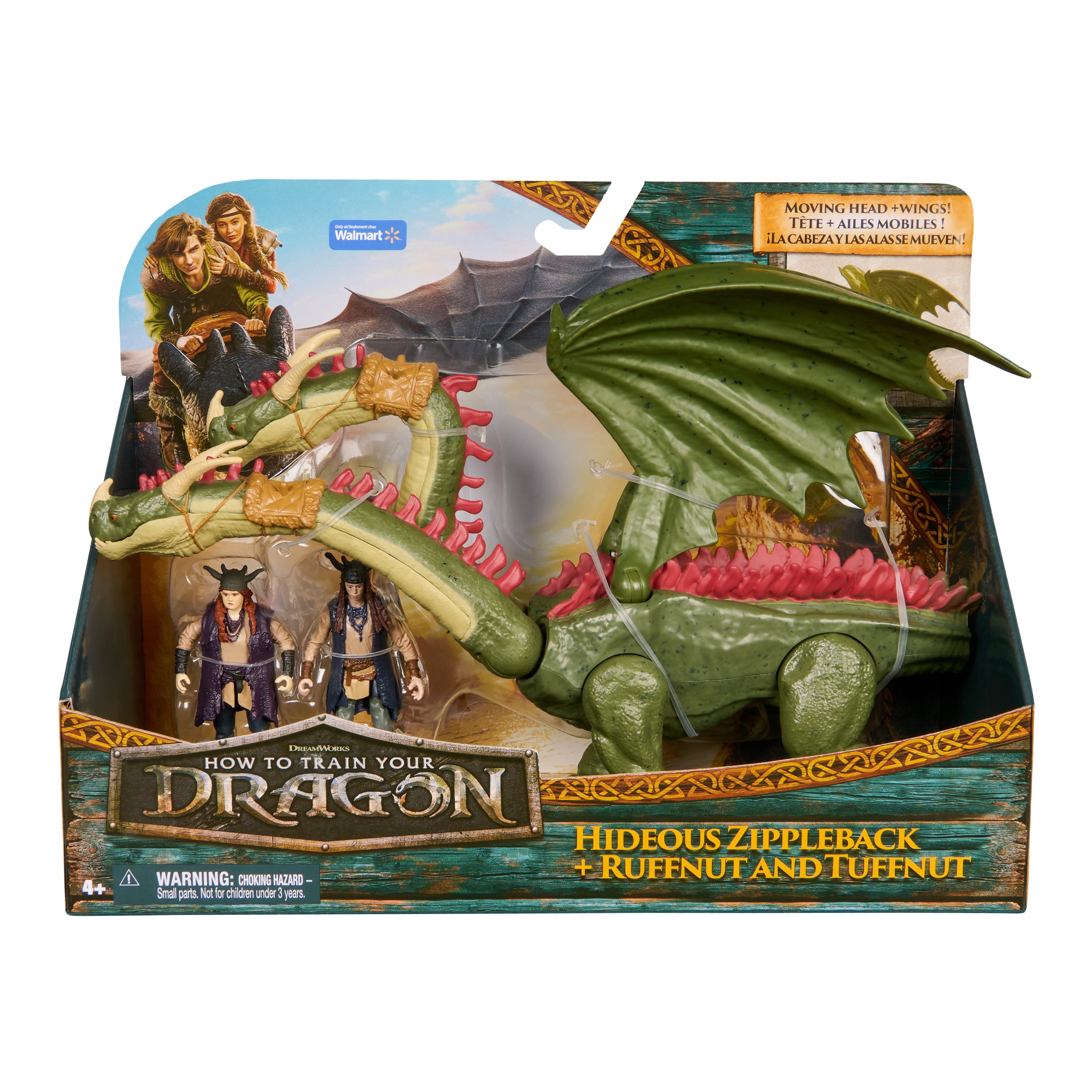 Dreamworks Dragons How to Train Your Dragon, Hideous Zippleback, Ruffnut & Tuffnut, Viking Duo Action Figures, Kids Toys for Boys Ages 4 and up, Dreamworks Dragons How to Train Your Dragon, Hideous Zippleback, Ruffnut & Tuffnut, Viking Duo Action Figures, Kids Toys for Boys Ages 4 and up