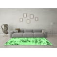 thumbnail image 3 of Ahgly Company Indoor Rectangle Abstract Emerald Green Modern Area Rugs, 8' x 10', 3 of 4