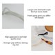 thumbnail image 2 of Jumpingount 4 Pieces Styling Ladies Hair Clip Clamp Style Woman Women Simple Barrette Hairs Fashion Ponytail Headwear Accessory Accessories Type3 NO3, 2 of 6