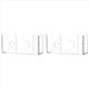 thumbnail image 1 of 2X Soporte para Caja de Guantes, Dispensador de Guantes de Montaje en Pared, Dispensador de Guantes de Acrílico Transparente, Soporte para Guantes Desechables, Estante para Guantes, 1 of 5
