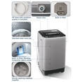 thumbnail image 5 of Krib B Full Automatic Washing Machine with Drain Pipe, 17.7 lbs Portable Washers with 10 Programs & 8 Water Levels, Suitable for Apartment, Dorm, Grey, 5 of 5