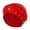 Red, variant on Solid Beaded Head Wrap for Women Comfortable Turban Style Cap with Ruffle Detail