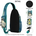 thumbnail image 3 of Crossbody Sling Backpack for Women Men Octopus Shoulder Sling Crossbody Casual Chest Bag for Travel Sports Running Hiking, 3 of 6