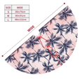 thumbnail image 3 of KLL 30" Christmas Tree Skirt Tropics Palm Trees Xmas Tree Skirts Mat for New Year Xmas Holiday Party Indoor Outdoor Home Decoration, 3 of 7