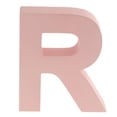 thumbnail image 2 of HLONK 2X Pink Wooden Floating Letters Door Numbers Alphabet Letter Address Spells R, 2 of 8
