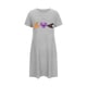 thumbnail image 5 of Camisón corto de talla grande para mujer, camisón de manga corta con estampado de pecho a la moda, camisón para mujer, 5 of 5