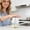 White, variant on Portable Rechargeable Electric Garlic Chopper – Cordless Mini Food Processor with Stainless Steel Blades, Glass Bowl Food Chopper for Garlic, Onion, Meat, Fruits & Vegetables