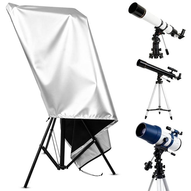 LOLIPPYY 1Pack Telescope Scope Rain Cover 210D Oxford Cloth Waterproof Dustproof for Outdoor Use