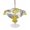 Yellow, variant on Outdoor Tablecloth with Umbrella Hole for Patio/Picnic/Party/Camping, Red Leaves Waterproof Table Cloth Rectangle Table Cover Washable, Willow Leaf Abstract Plants Rustic Branch (60"x 120")