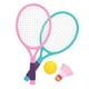 thumbnail image 1 of Raquetas de tenis para niños, juegos de bádminton, raqueta de tenis, agarre cómodo, juego de juguete S, 1 of 9